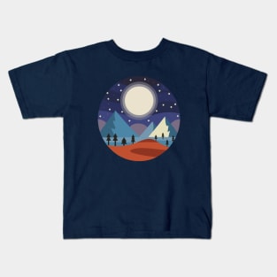 midnight retro Kids T-Shirt